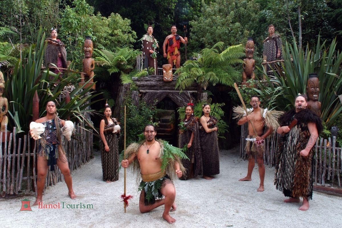 Văn hóa Maori - Rotorua - New Zealand