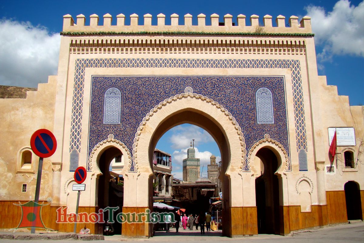 Cổng Bab Boujloud - Fes - Maroc