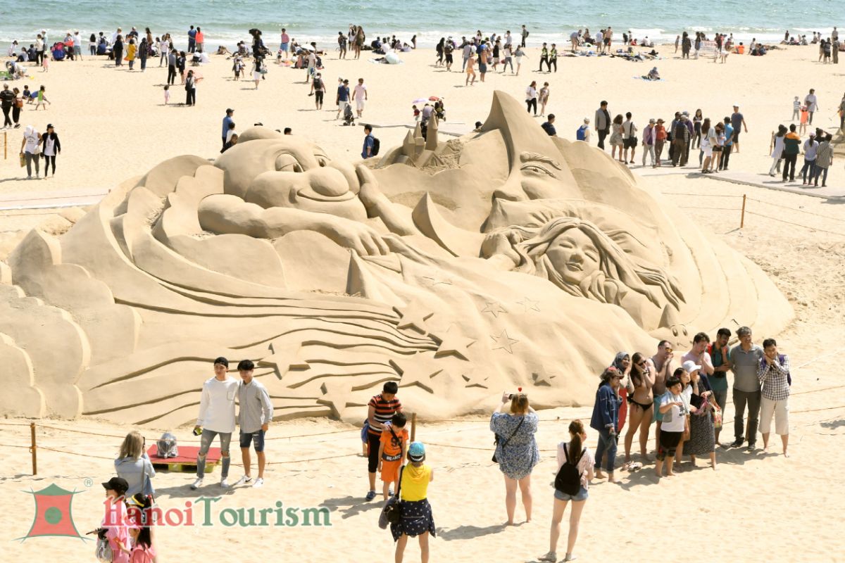 Lễ hội cát Haeundae - Busan - Hàn Quốc